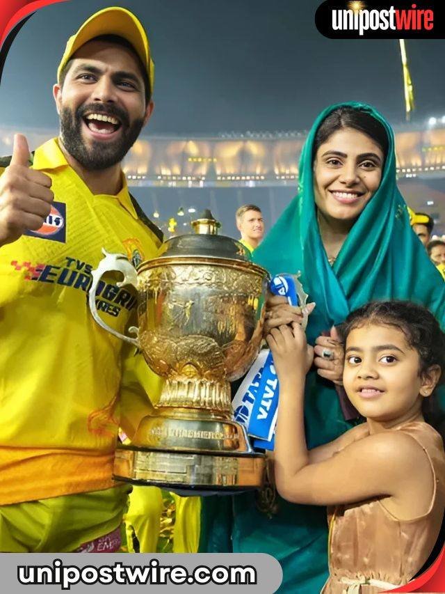Ravindra jadeja wife and daughter