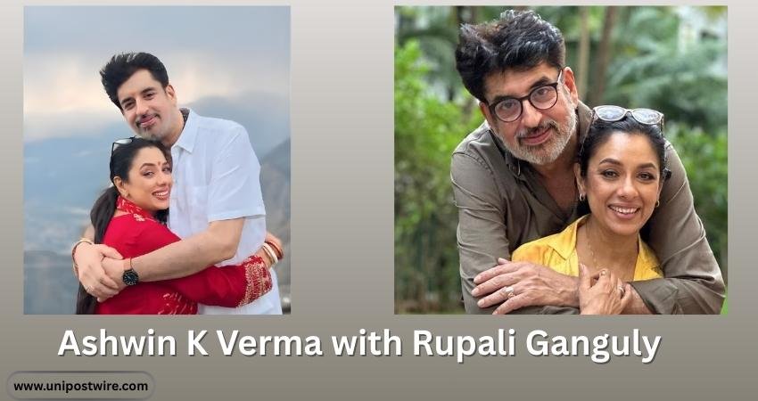 Ashwin k verma with wife(Rupali Ganguly)