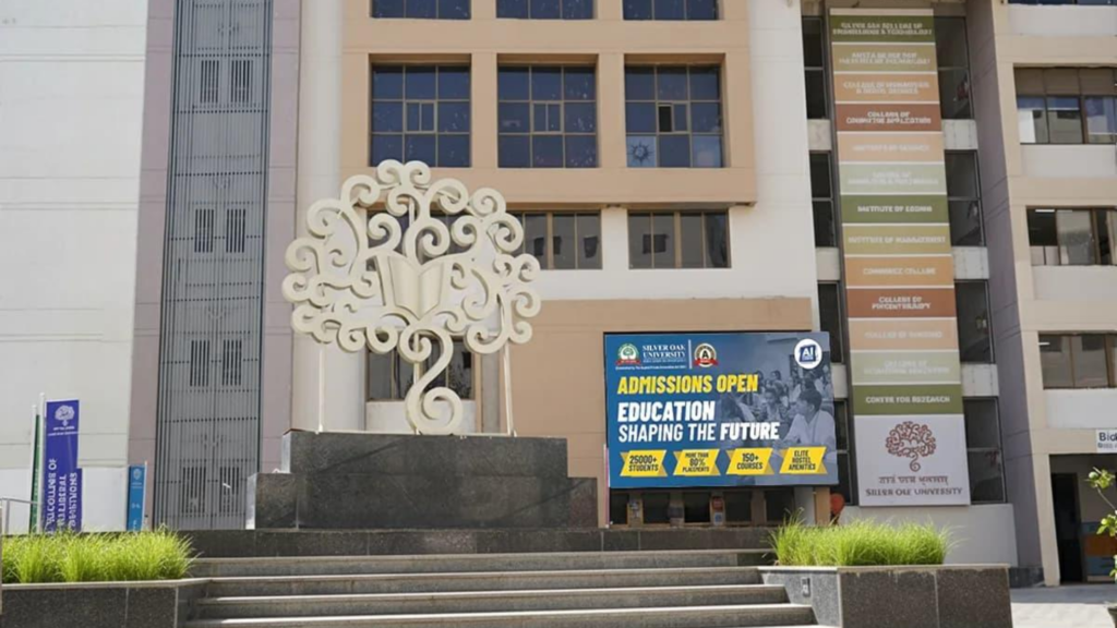 Silver Oak University Ahmedabad campus building