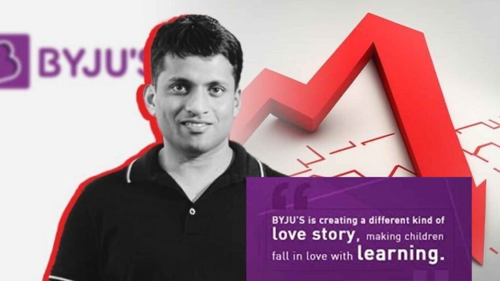 Byju Raveendran during the rapid growth phase of BYJU’S learning app