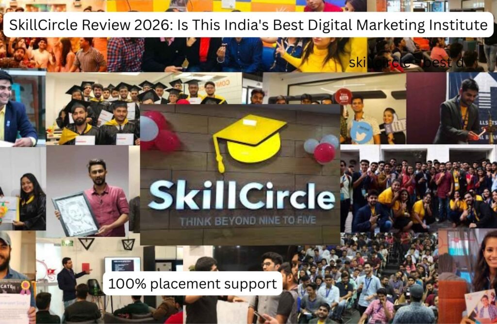 Students attending digital marketing training at SkillCircle institute in Delhi