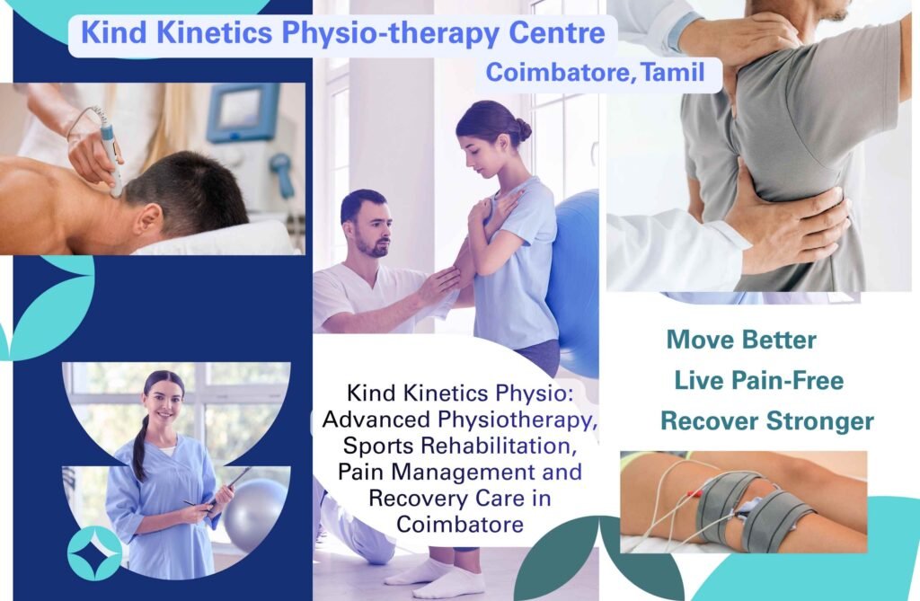 Patient receiving physiotherapy treatment at Kind Kinetics Physio.