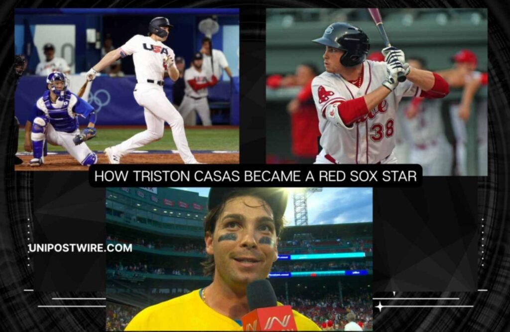 Casas during a Boston Red Sox event